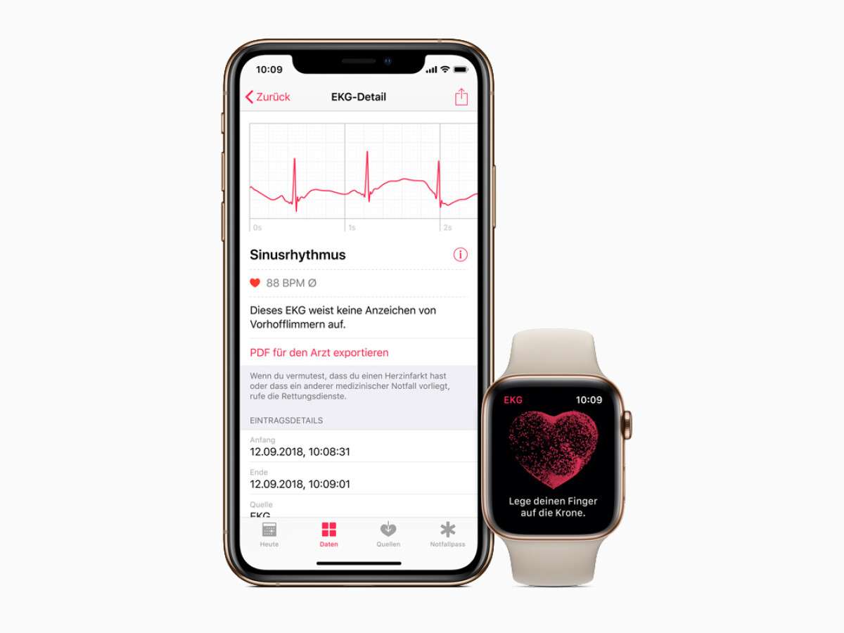 Apple Watch Series 4: watchOS 5.2 wprowadza funkcjonalność EKG do Niemiec