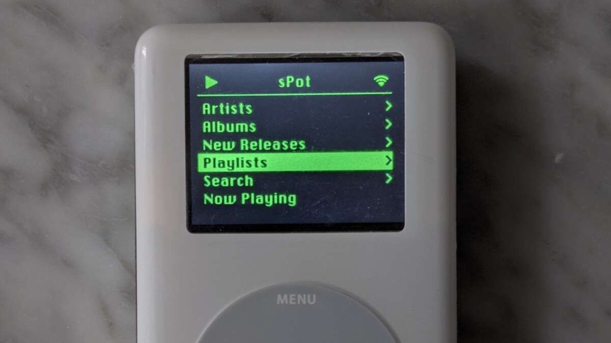 Apple iPod: Modder konwertuje kultowy model na odtwarzacz Spotify