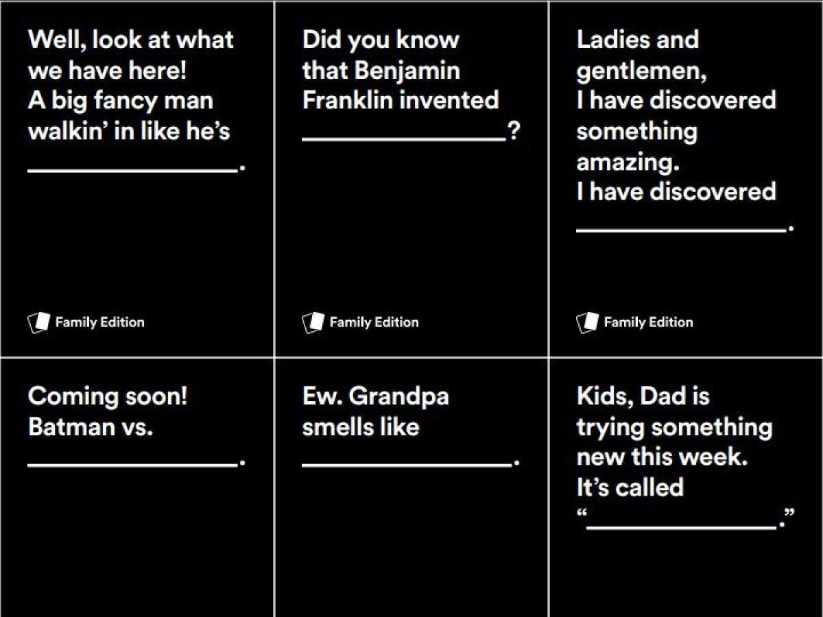 Darmowa gra karciana: „Cards Against Humanity” teraz także dla całej rodziny