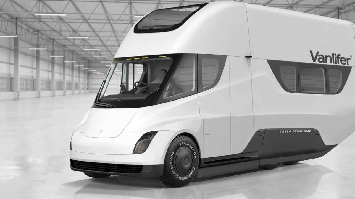 Tesla RV: Elon Musk mówi o dachu słonecznym, który może służyć jako markiza