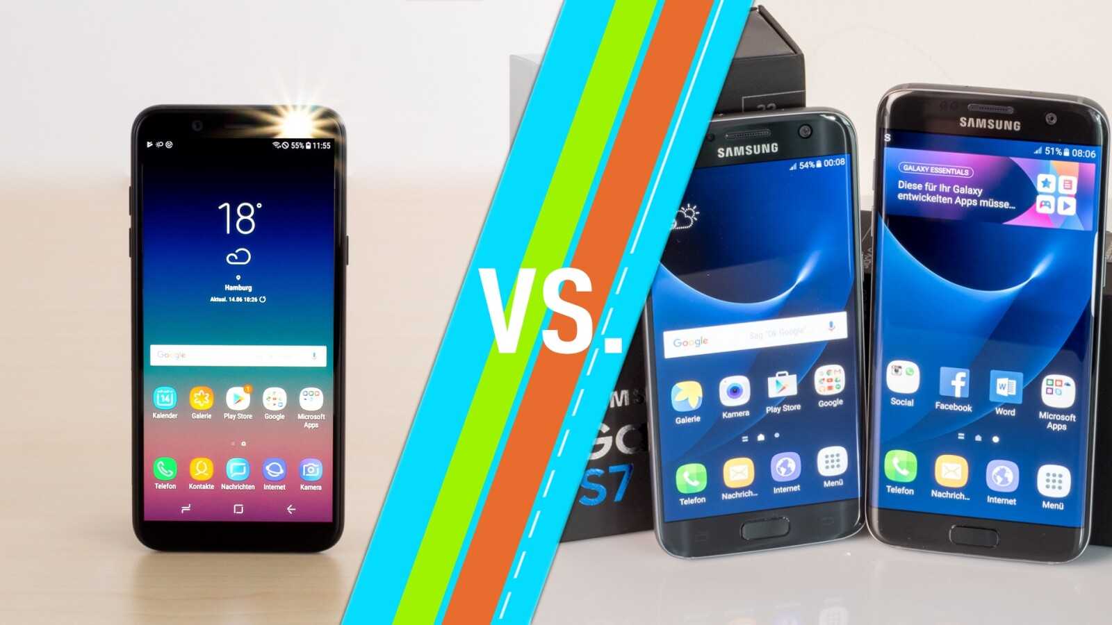 Galaxy A6 (2018) vs Galaxy S7 (Edge): porównanie smartfonów Samsung