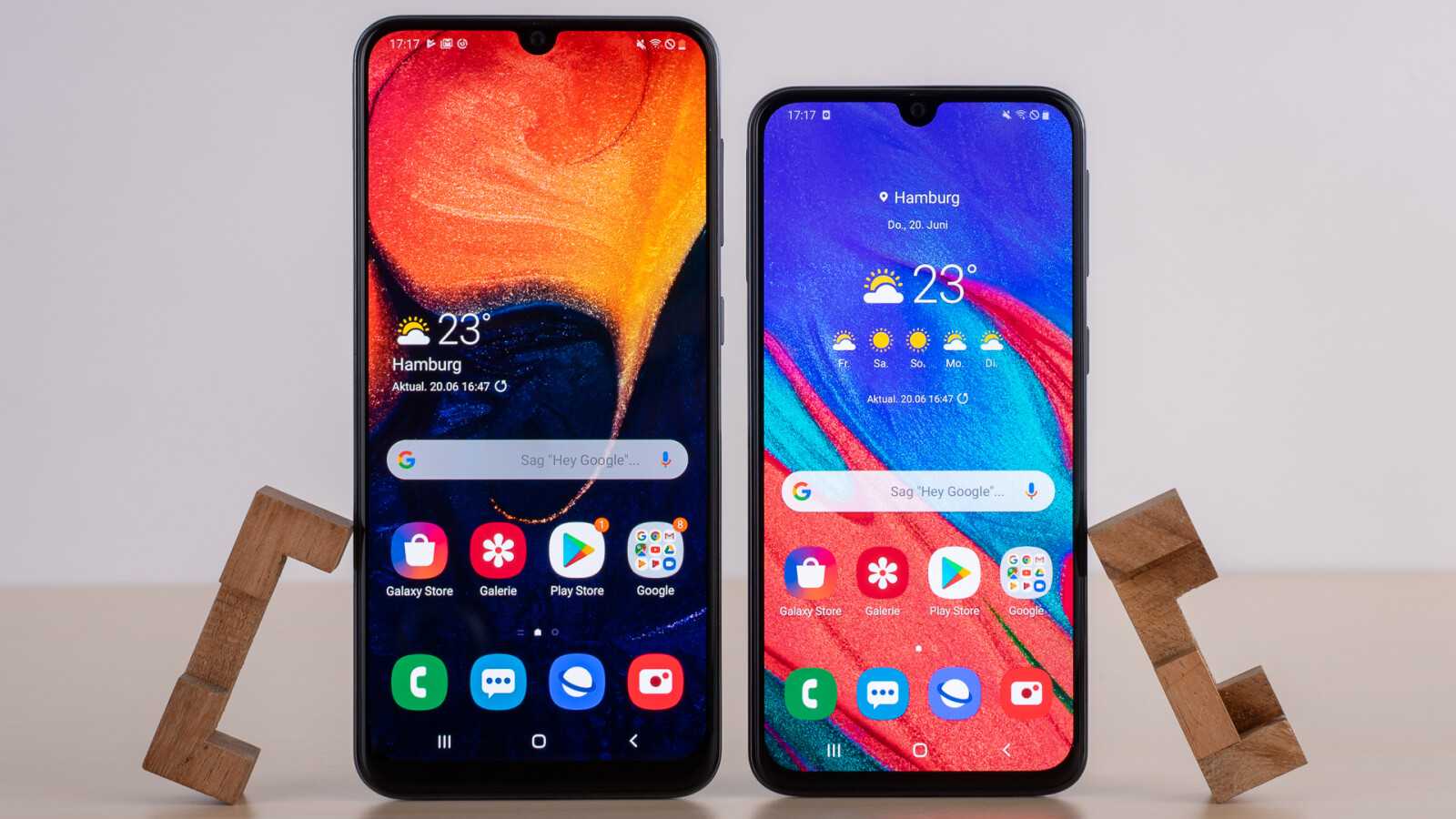 Galaxy A40 vs. A50: różnice między telefonami Samsung na pierwszy rzut oka